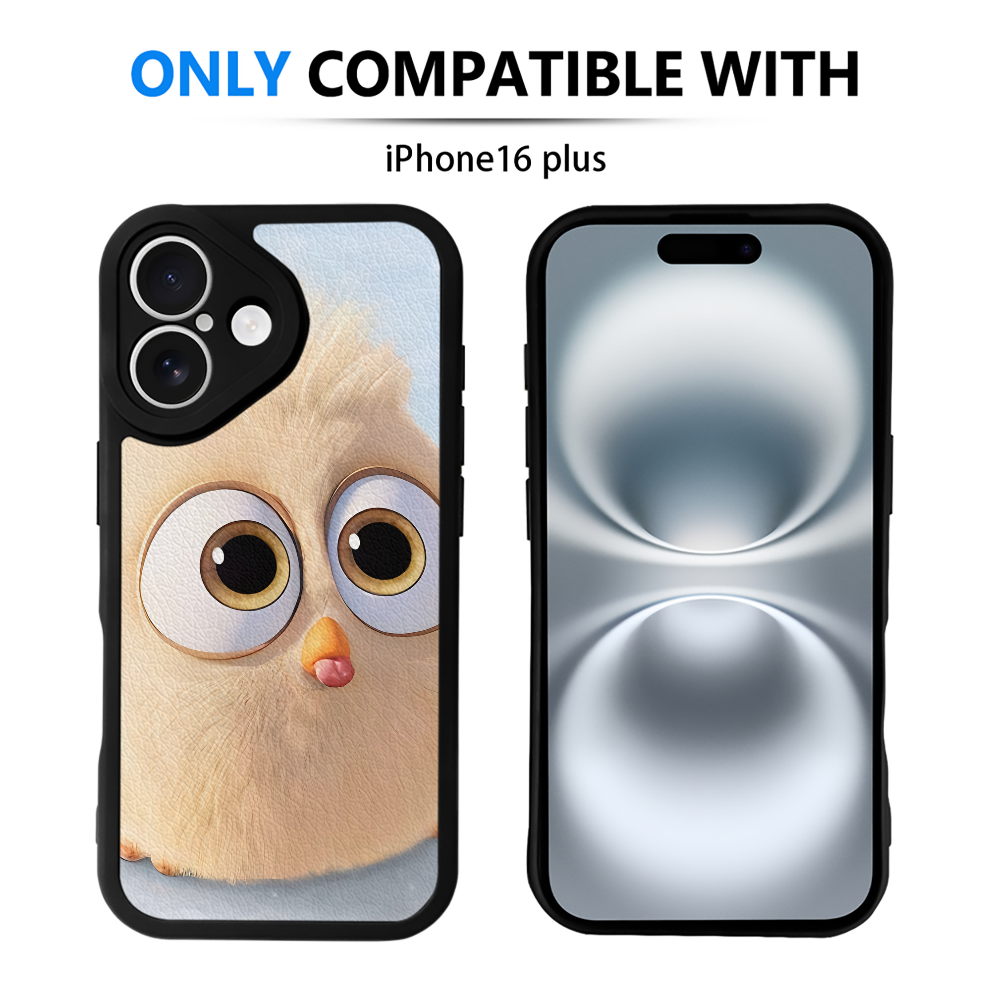 （画像用） Angry Birds アングリーバード 【iPhone 16シリーズ対応】シリコンスマホケース（レザー調） 材質：シリコン